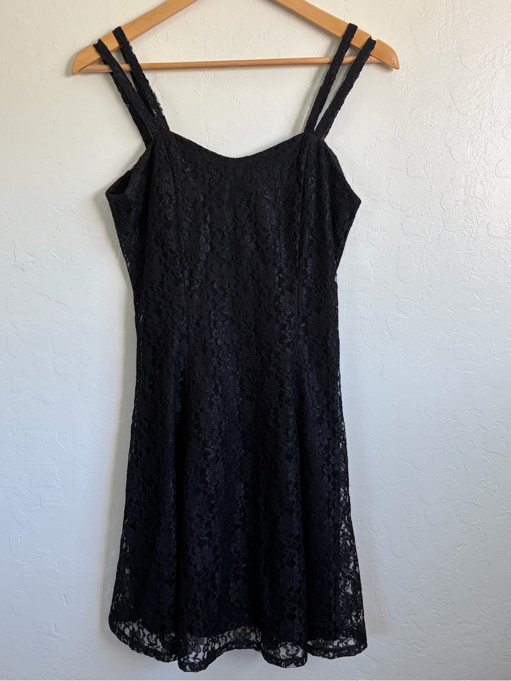 Vintage 90s Deadstock ALL THAT JAZZ Black Lace Mini Dress - NWT Sz 9/10